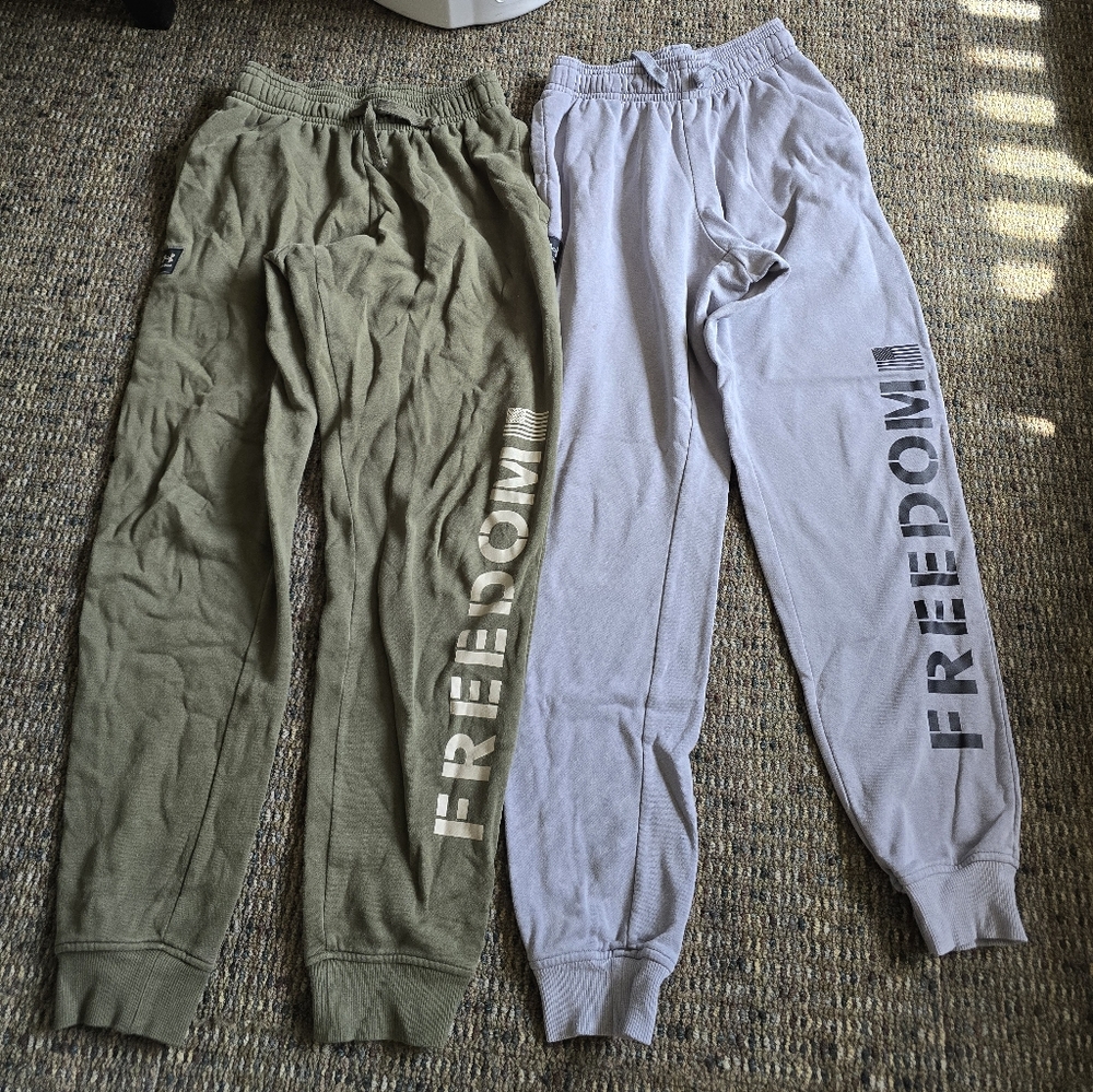 Under Armour Mens Freedom Joggers - Olive & Light Gray